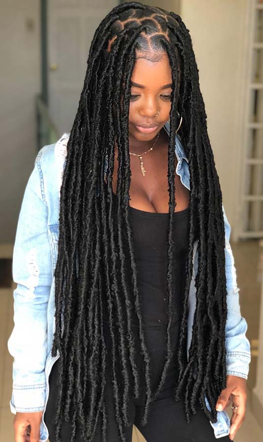 Long Faux Locs