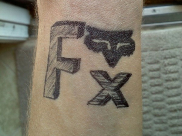 Μοναδικό Fox Racing Tattoo