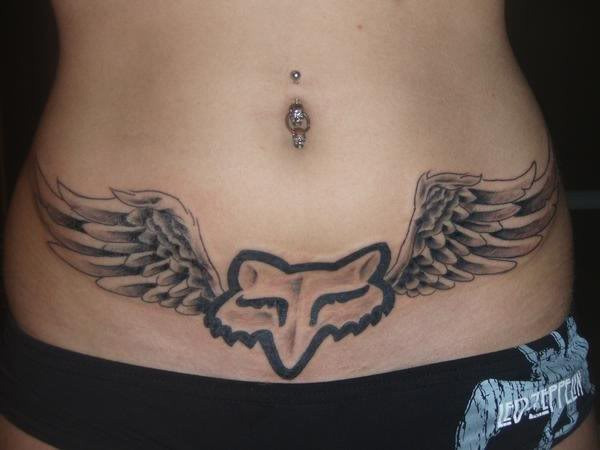 Tatouage Ange Renard