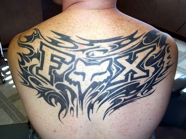Wide Back Fox Tattoo