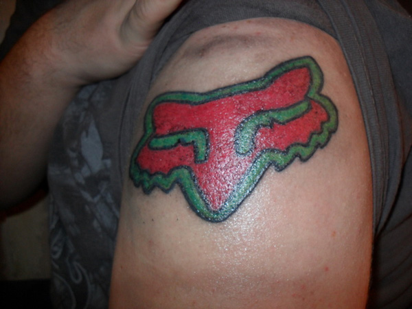 Tatouage Renard Rouge Et Vert