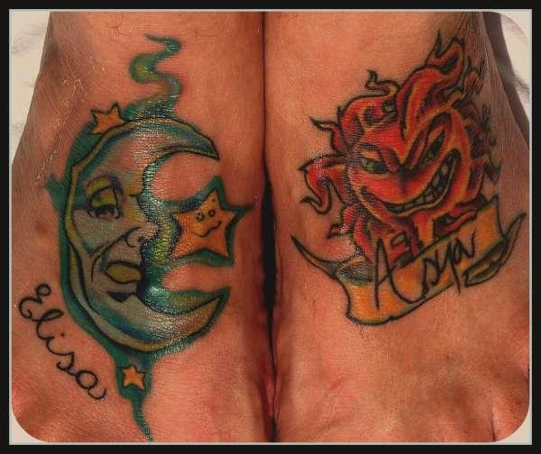 Tatouage Soleil Et Lune