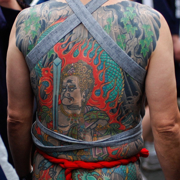 The Great Matsuri Back Tattoo