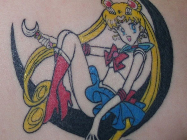 Tatouage de marin de style dessin animé