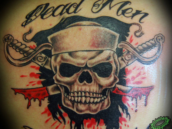 Tatouage de marin sur le thème de la mort