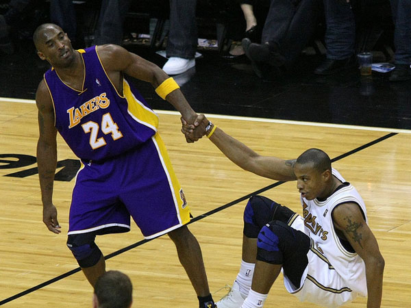 Caron Butler et Kobe Bryant