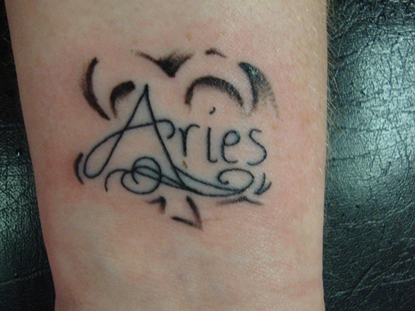 Flying Birds Aries Tattoo