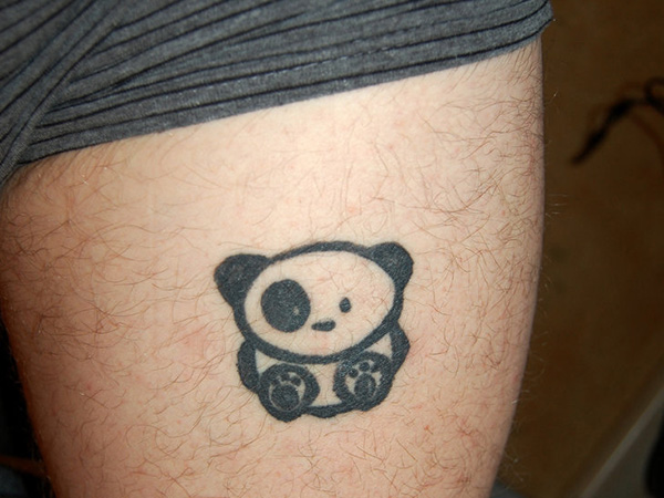 Tatouage Cuisse Panda