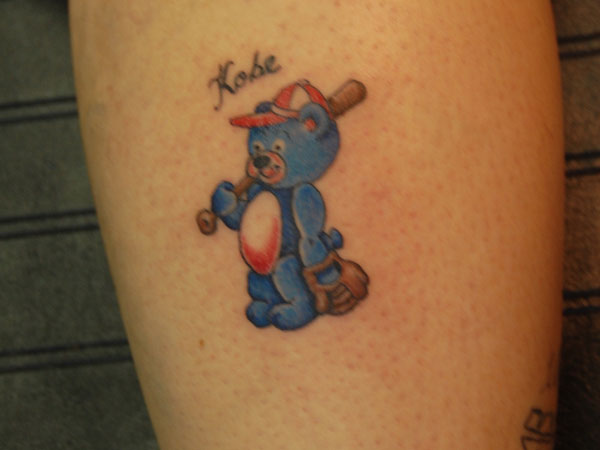 Calf Beary Tattoo