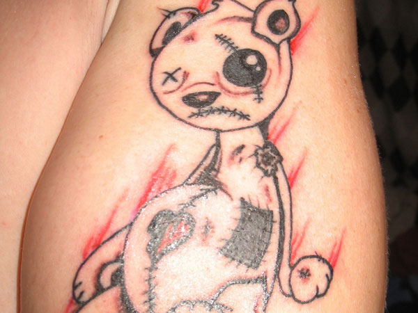 Preggie Bear Tattoo