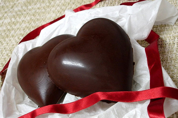 לב שוקולד