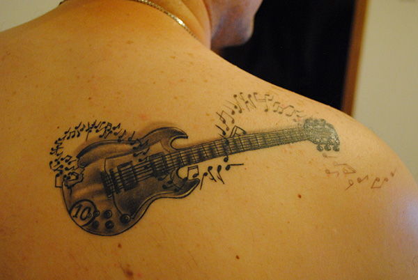 Tatouage De Guitare