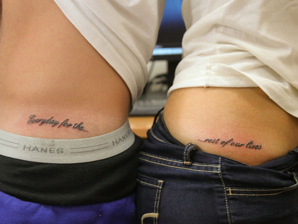 Το Forever Sentence Tattoo μας