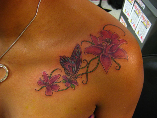 Life Flowers Mom Tattoo Idea