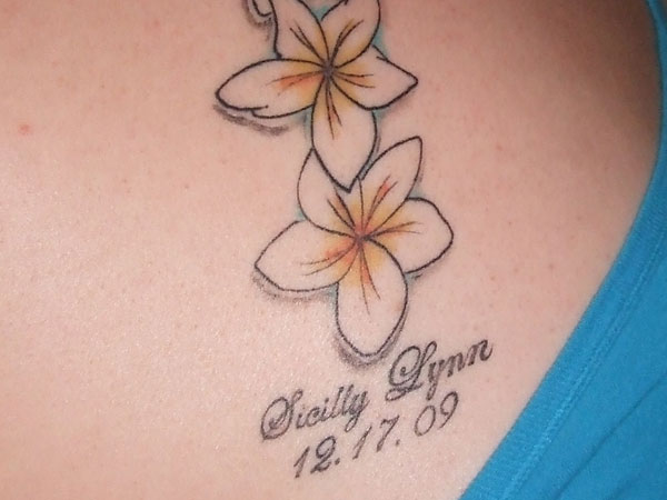 Fresh Love Plumeria Tattoo