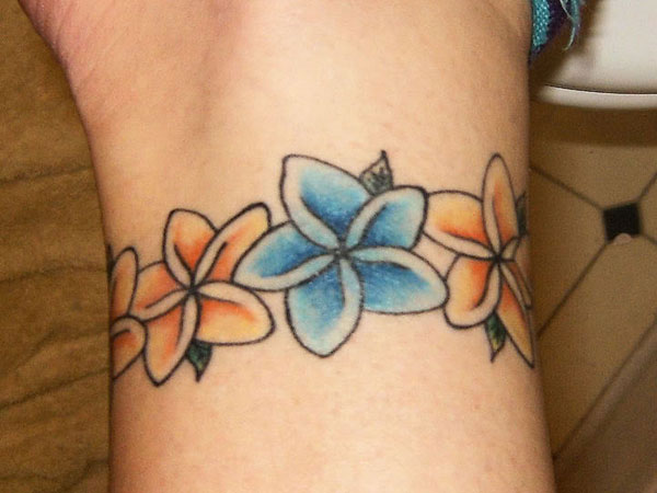 Plumeria Anklet