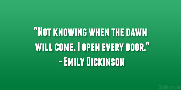 Απόσπασμα Emily Dickinson