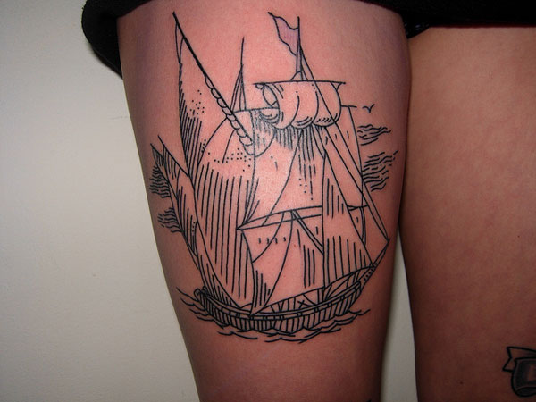 Ενδιαφέρον θέμα τατουάζ Navy