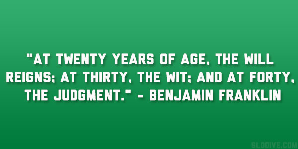 Citation de Benjamin Franklin