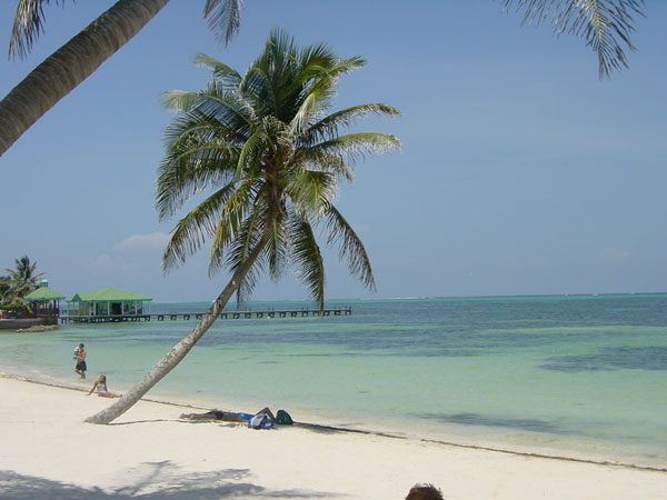 Plage tropicale du Belize