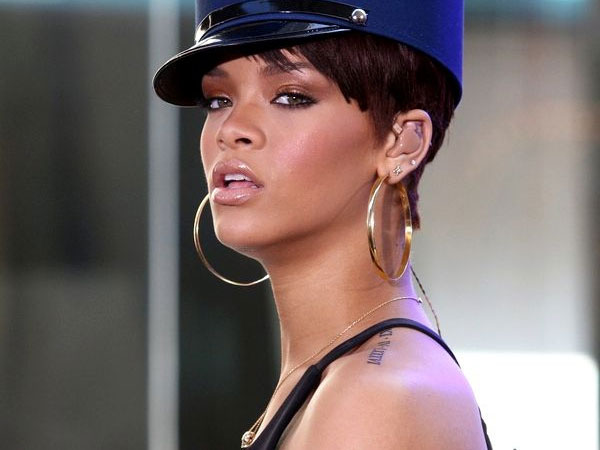 Rihanna Roman Numerals Tat