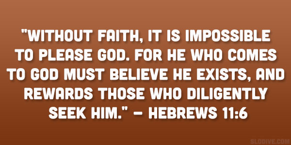 Εβραίους 11: 6 Απόσπασμα