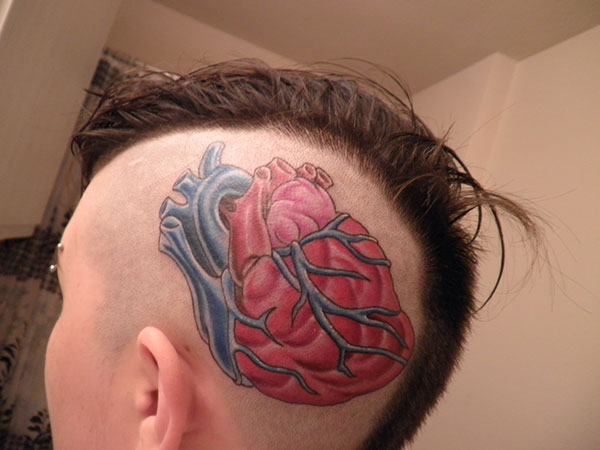 Quirky Heart Tattoo