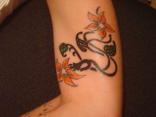 Tatouage Mexicain Petite Fleur