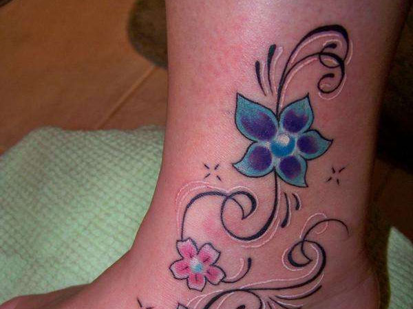 Lush Flower Tattoo