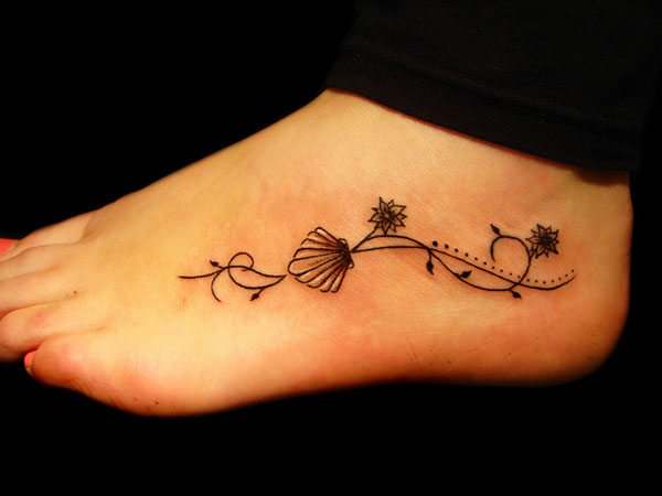 Tatouage Fleur Soleil