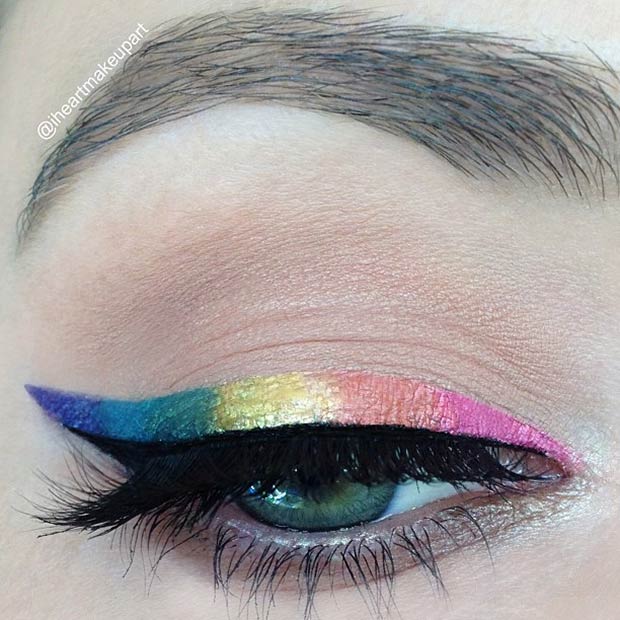 Rainbow Eyeliner