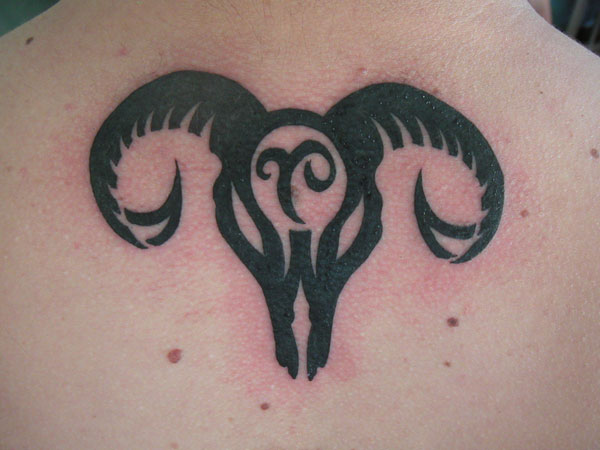 Back Aries Tattoo