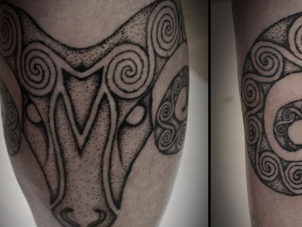 Cool Calf Tattoo