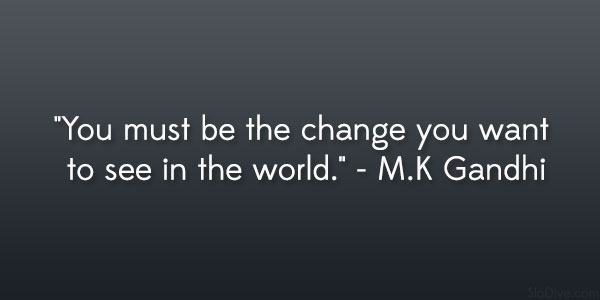 Citation de M.K Gandhi