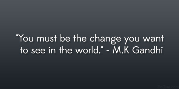 Citation de M.K Gandhi