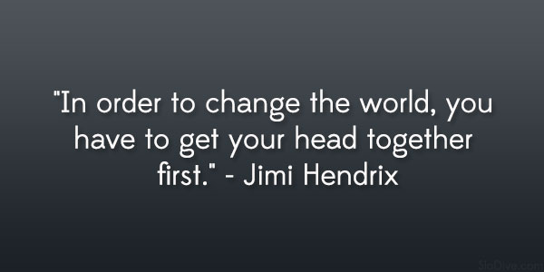 Citation de Jimi Hendrix