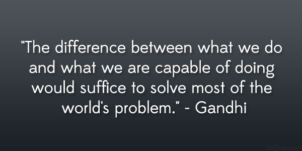 Citation de Gandhi