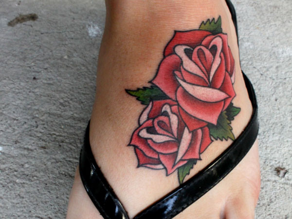 Tatouage d'amour romantique