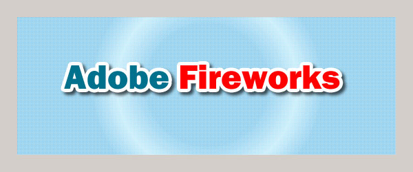 מתאר טקסט עבה עם Adobe Fireworks