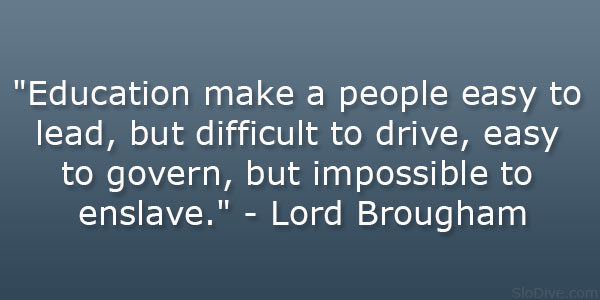 Citation de Lord Brougham