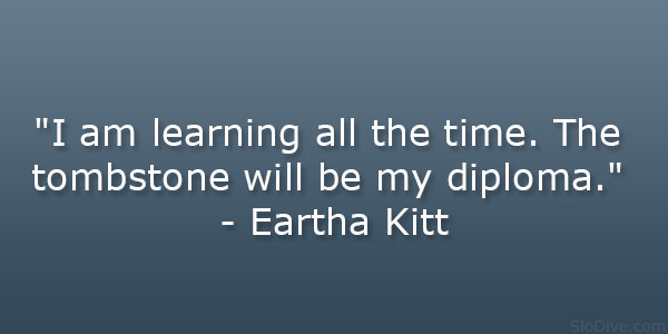 Citation de Eartha Kitt
