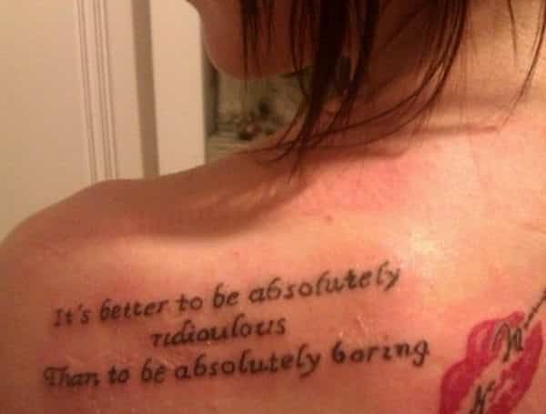 λάθος ορθογραφικά τατουάζ