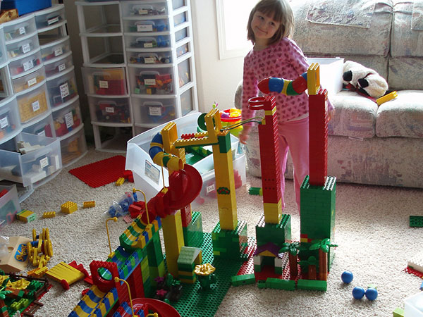 Salle de jeux de petite fille