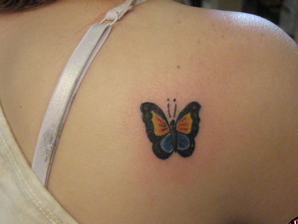 Papillon sur mon épaule