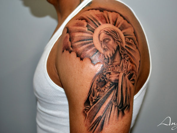 Foreatm God Tattoo