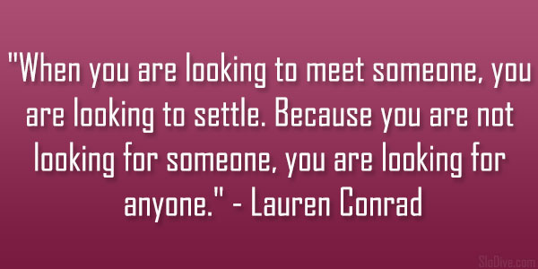 Rencontrer quelqu'un
