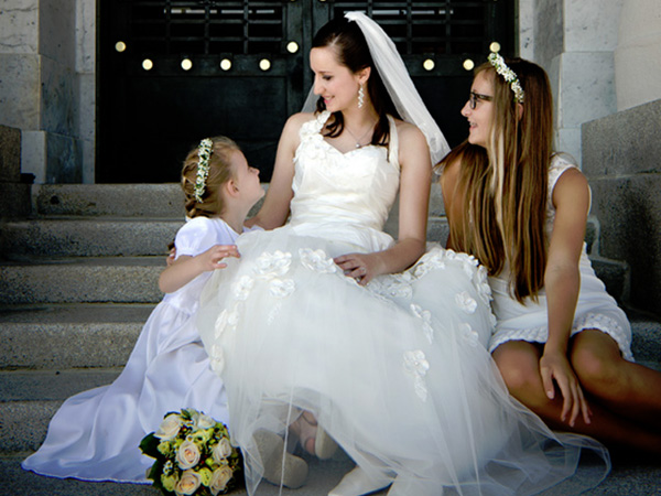 Bridesmaids Hairstyle Idea Picture