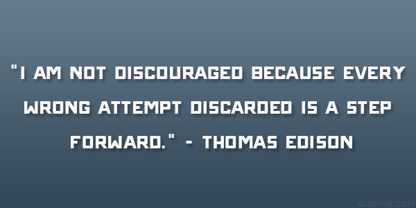 Citation de Thomas Edison