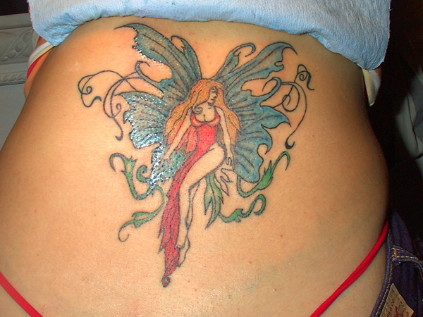 Tatouage Fée Rouge