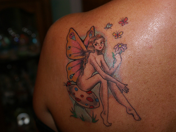 Tatouage Fée Fleur